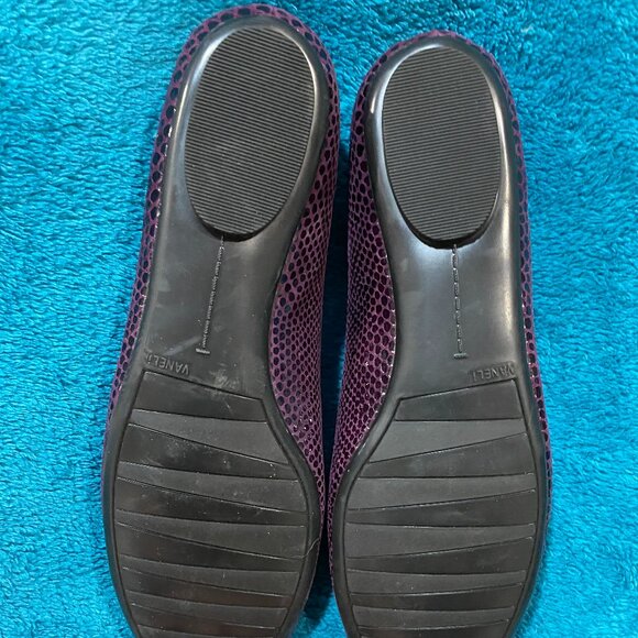 Van Eli Purple Snakeskin Flat Women's Loafers 8M - Picture 2 of 6